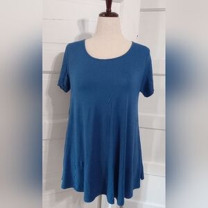 Womens Belaroi Blue Short Sleeve T-Shirt Dress Medium